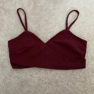 NWOT Sunday Best maroon bralette from Aritzia